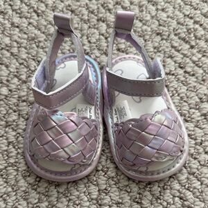 BRAND NEW! Iridescent Shimmer Lilac Baby Sandals